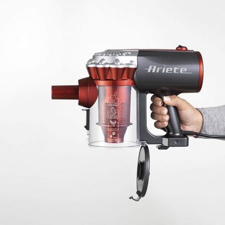 Ariete Evo 2761 Aspirador Escoba 2 en 1 con Cable, 600W, Rojo